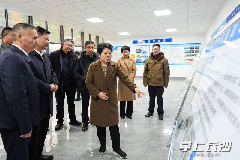 吴桂英调研雅礼中学东校区项目,并听取片区规划建设、会展经济发展等介绍。 吴桂英调研雅礼中学东校区项目,并听取片区规划建设、会展经济发展等介绍。