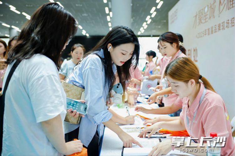 200余家品牌带来超3000个岗位。通讯员 供图 200余家品牌带来超3000个岗位。通讯员 供图
