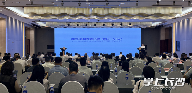 6月17日,湖南省城市更新资源(项目)发布会在长沙举行。 均为通讯员供图 6月17日,湖南省城市更新资源(项目)发布会在长沙举行。 均为通讯员供图