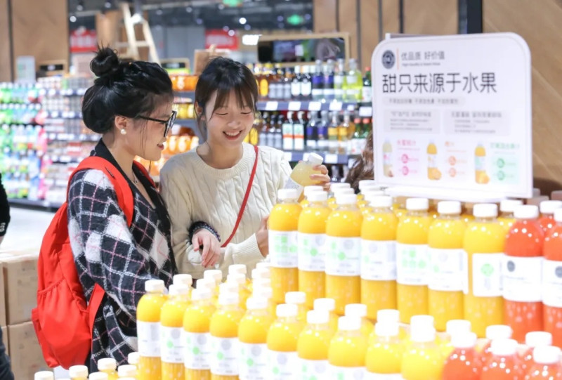 超市调改后日均销售额破百万元。均为通讯员 供图