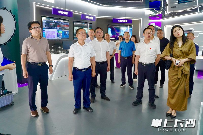 调研现场。 长沙晚报全媒体记者 刘晓敏 摄 调研现场。 长沙晚报全媒体记者 刘晓敏 摄