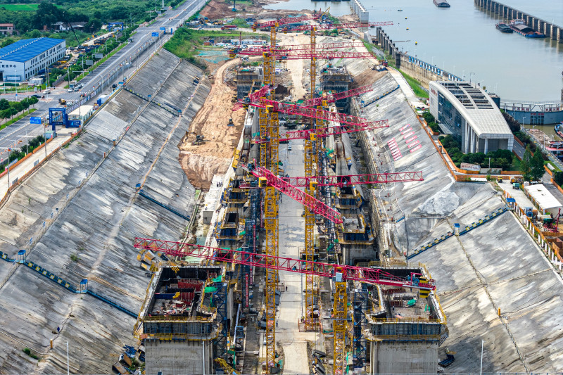 项目建成后将显著提升湘江干线通航能力。 项目建成后将显著提升湘江干线通航能力。