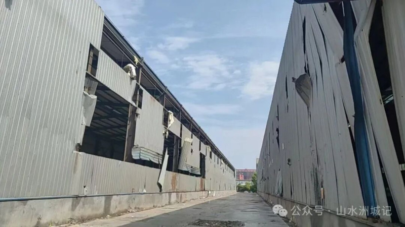改造前的金翔铜业老厂房。园区供图