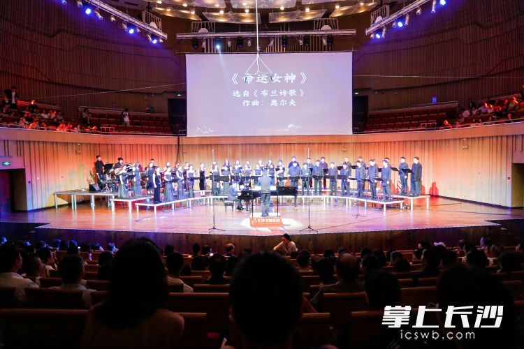 长沙Melete合唱团演出现场。 长沙晚报通讯员 刘佳宇 供图 长沙Melete合唱团演出现场。 长沙晚报通讯员 刘佳宇 供图
