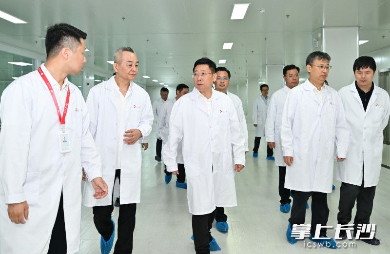 长沙干细胞与再生医学工业技术研究院调研现场。 长沙干细胞与再生医学工业技术研究院调研现场。