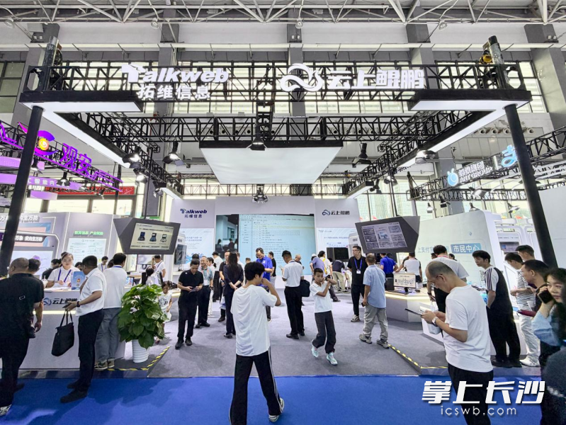 拓维信息携旗下云上鲲鹏参展。 拓维信息携旗下云上鲲鹏参展。