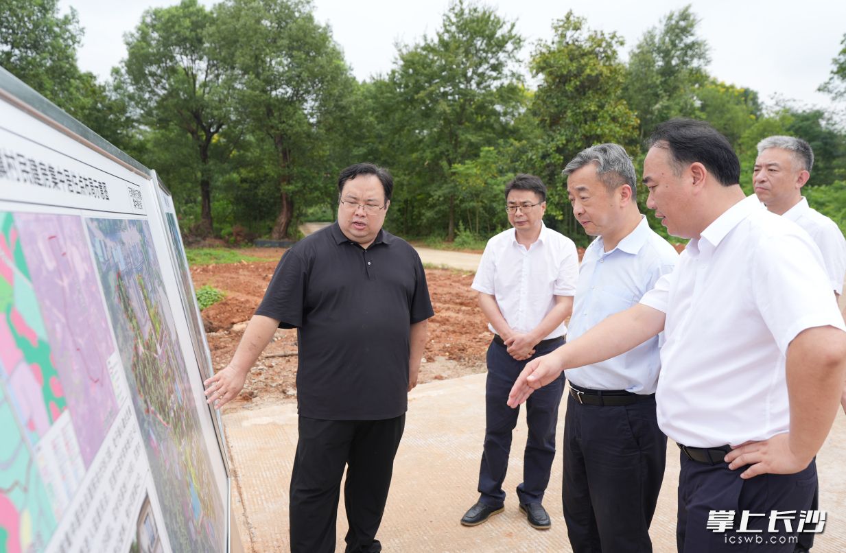 陈竞调研雨花区石燕湖村居民集中居住点。 均为长沙晚报全媒体记者 郭雨滴 摄 陈竞调研雨花区石燕湖村居民集中居住点。 均为长沙晚报全媒体记者 郭雨滴 摄