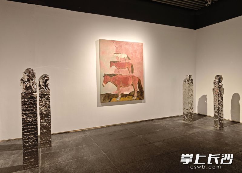 9月1日,“共生——中德当代艺术交流展”在湖南美术馆开展。湘江早报全媒体记者 杨文妤 摄 9月1日,“共生——中德当代艺术交流展”在湖南美术馆开展。湘江早报全媒体记者 杨文妤 摄