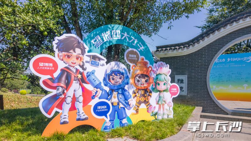 望城人才IP形象——“望城四大才子”正式官宣亮相。长沙晚报全媒体记者 陈飞 摄 望城人才IP形象——“望城四大才子”正式官宣亮相。长沙晚报全媒体记者 陈飞 摄