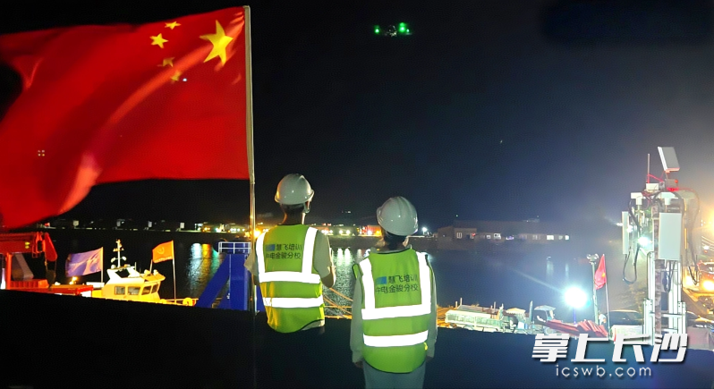 中电金骏参与完成2024年华容抗洪保障。中电金骏 供图 中电金骏参与完成2024年华容抗洪保障。中电金骏 供图