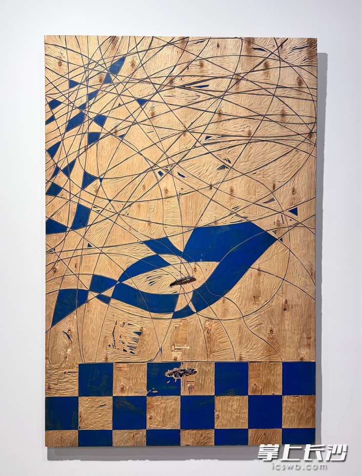 作品《天空没有鸟的痕迹,而我已飞过》。 作品《天空没有鸟的痕迹,而我已飞过》。