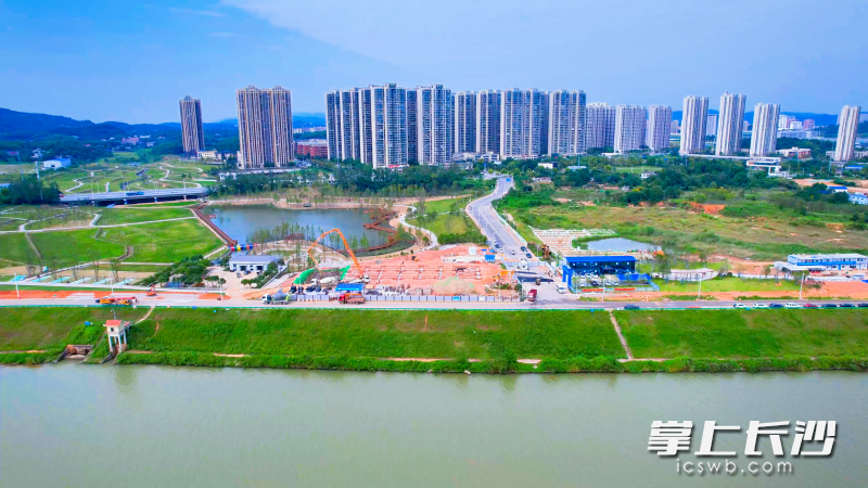 项目建设现场。 项目建设现场。