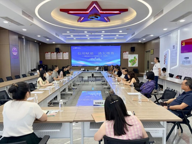 岳麓高新区“信用赋能·清欠纾困”专项服务。通讯员供图 岳麓高新区“信用赋能·清欠纾困”专项服务。通讯员供图