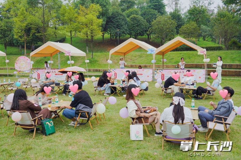 青年们在轻音乐的流淌中放松下来,自然融入现场氛围。 青年们在轻音乐的流淌中放松下来,自然融入现场氛围。