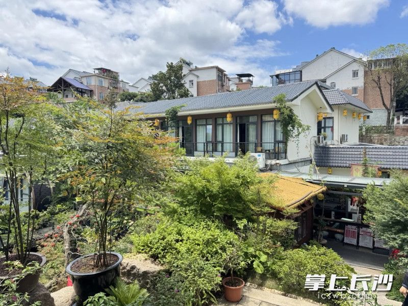 雨花区东山街道一块闲置用地精细化治理后,从“城市伤疤”变身“网红餐厅”。 全媒体记者 周游 摄 雨花区东山街道一块闲置用地精细化治理后,从“城市伤疤”变身“网红餐厅”。 全媒体记者 周游 摄