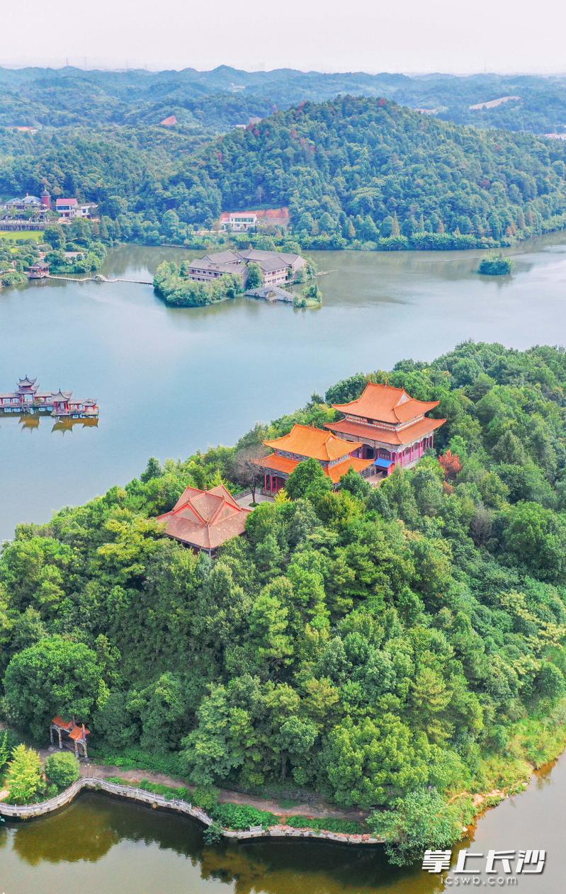 长沙县江背镇天玺湖碧波荡漾,成为旅游好去处。 均为受访者供图 长沙县江背镇天玺湖碧波荡漾,成为旅游好去处。 均为受访者供图