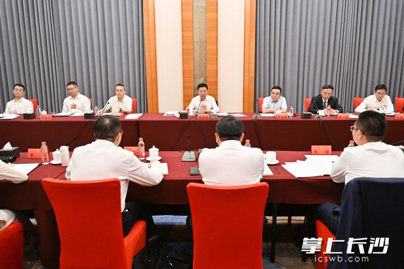 9月21日，陈博彰同志在市第十五次党代会望城区代表团参加讨论。