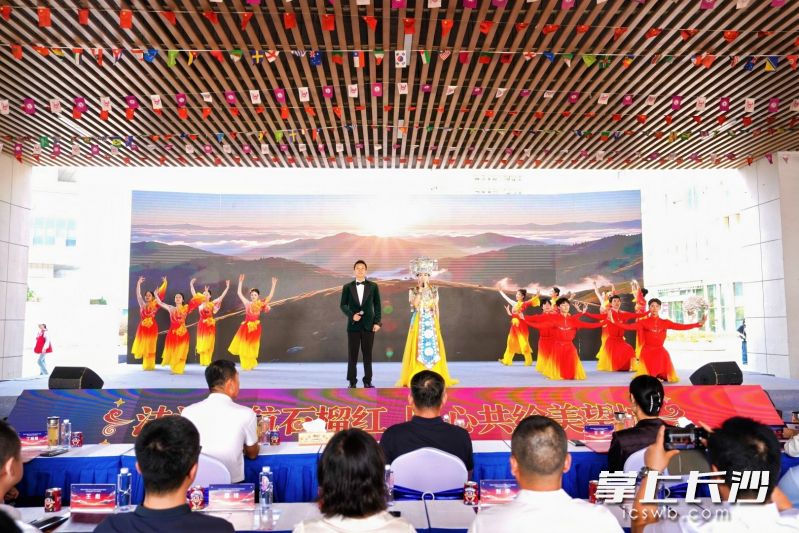 活动现场的文艺表演。 长沙晚报通讯员 任颖 供图 活动现场的文艺表演。 长沙晚报通讯员 任颖 供图
