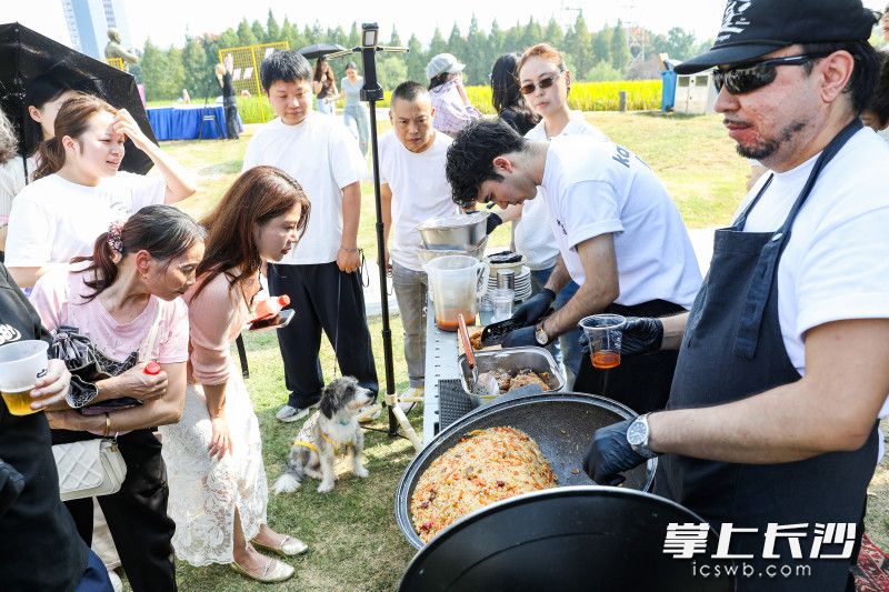 9月24日，“一碗香米饭·中国好味道”民族团结美食集市暨稻田丰收音乐季在隆平水稻博物馆户外广场正式启幕。 均为长沙晚报全媒体记者董阳摄