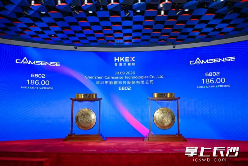 9月30日,湘江国投合作子基金希扬基金所投企业欢创科技正式在港交所主板挂牌上市。湘江国投 供图 9月30日,湘江国投合作子基金希扬基金所投企业欢创科技正式在港交所主板挂牌上市。湘江国投 供图