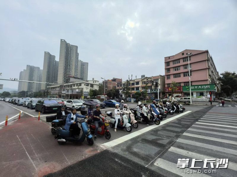 改造后的道路出行更通畅。长沙交警 供图 改造后的道路出行更通畅。长沙交警 供图