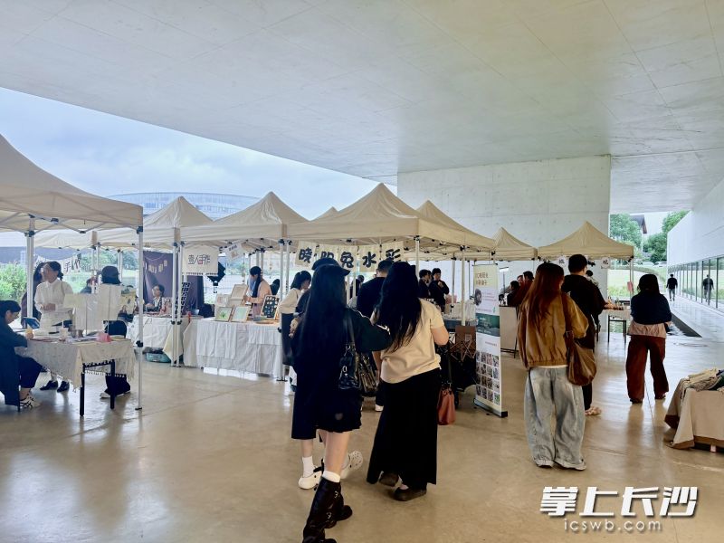 湖畔市集人潮涌动。均为 通讯员 戴子敏 供图 湖畔市集人潮涌动。均为 通讯员 戴子敏 供图
