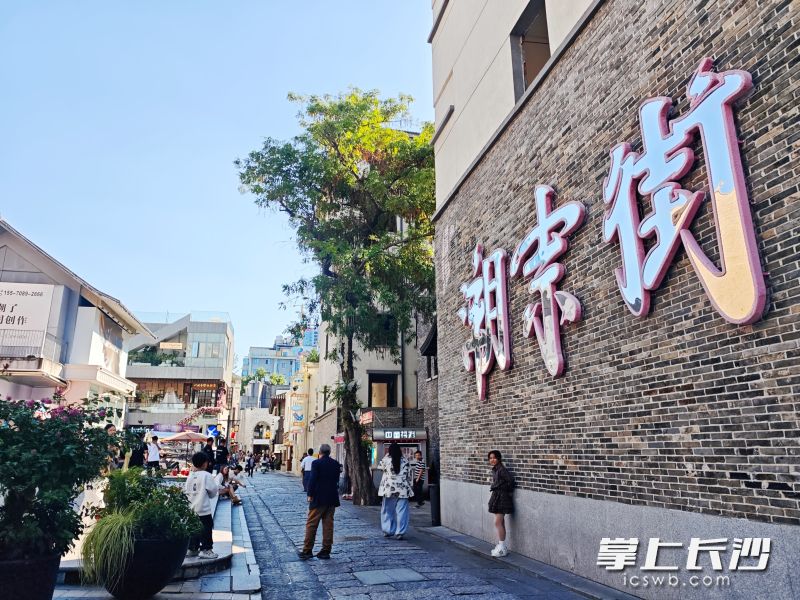 麻石街巷少了拥挤，多了几分悠然静谧。均为长沙晚报全媒体记者 王珊琪 摄