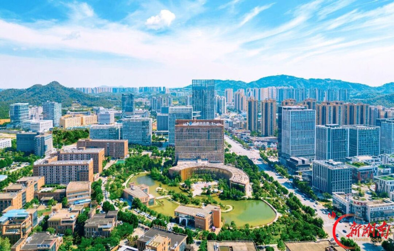 长沙中电软件园。均为 湖南湘江新区宣传工作部 供图 长沙中电软件园。均为 湖南湘江新区宣传工作部 供图
