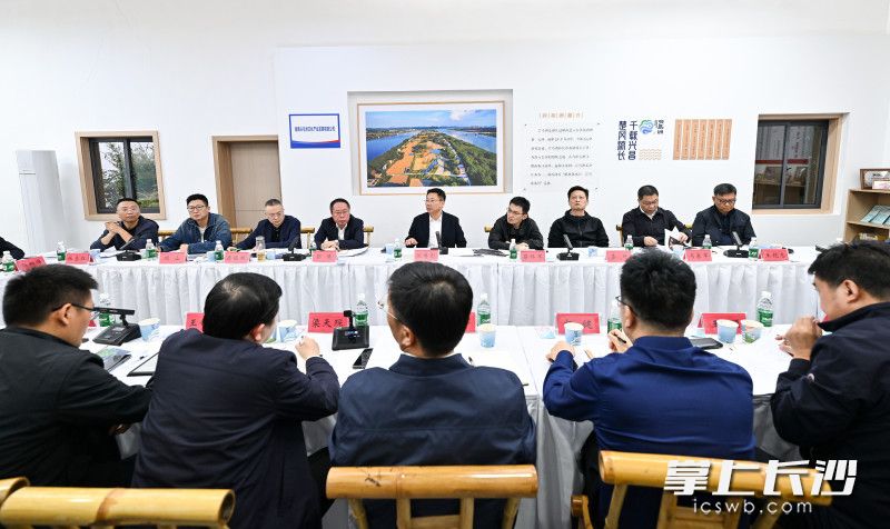 座谈交流现场。 均为长沙晚报全媒体记者 王志伟 摄 座谈交流现场。 均为长沙晚报全媒体记者 王志伟 摄