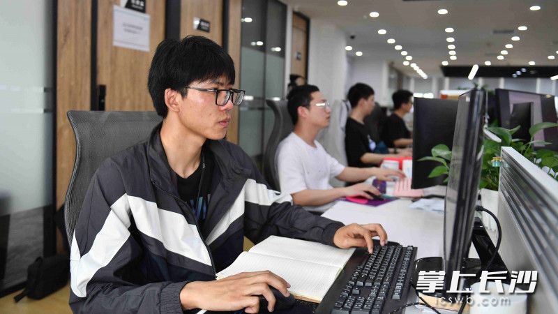 位于中电软件园的万兴科技办公室里员工正在工作。 位于中电软件园的万兴科技办公室里员工正在工作。