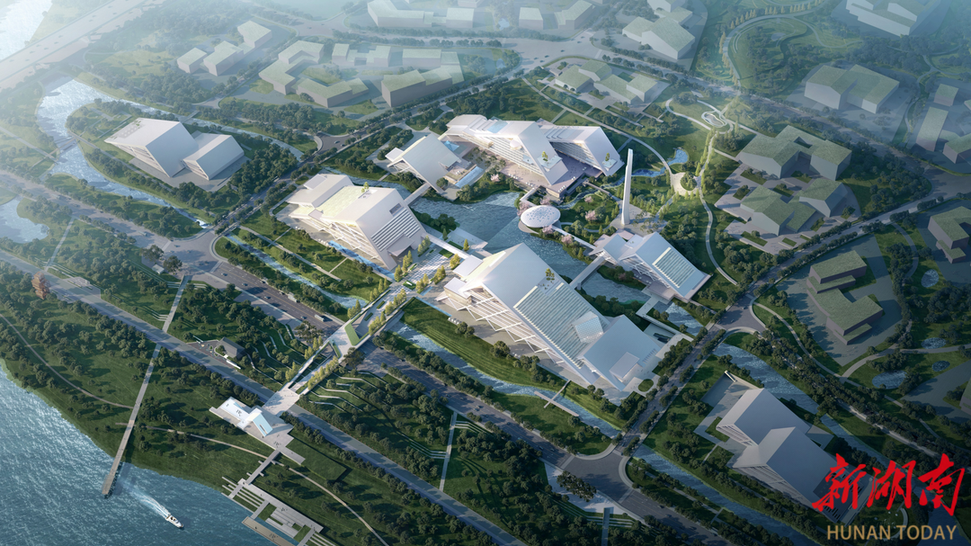 湘江科学城效果图。(湘江科学城项目方供图) 湘江科学城效果图。(湘江科学城项目方供图)